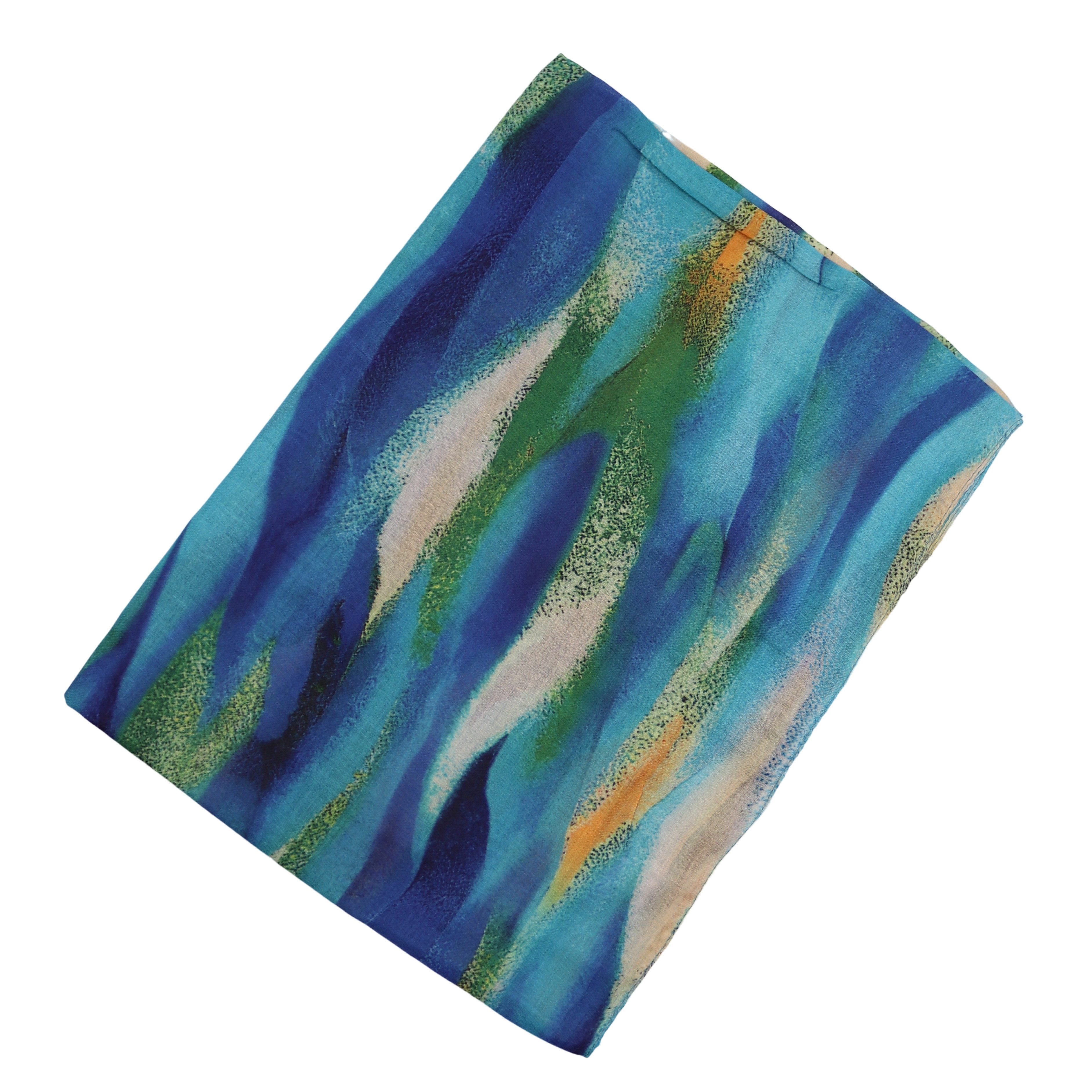 MIRROSI Loop Damen Schal Weich aus 100% Viskose Groß, Schlauchschal, (ca.60x80cm, zweimal um den Hals wickelbar), Damen Halstuch Stola ideal für Frühling,Sommer – Bild 2 von 4