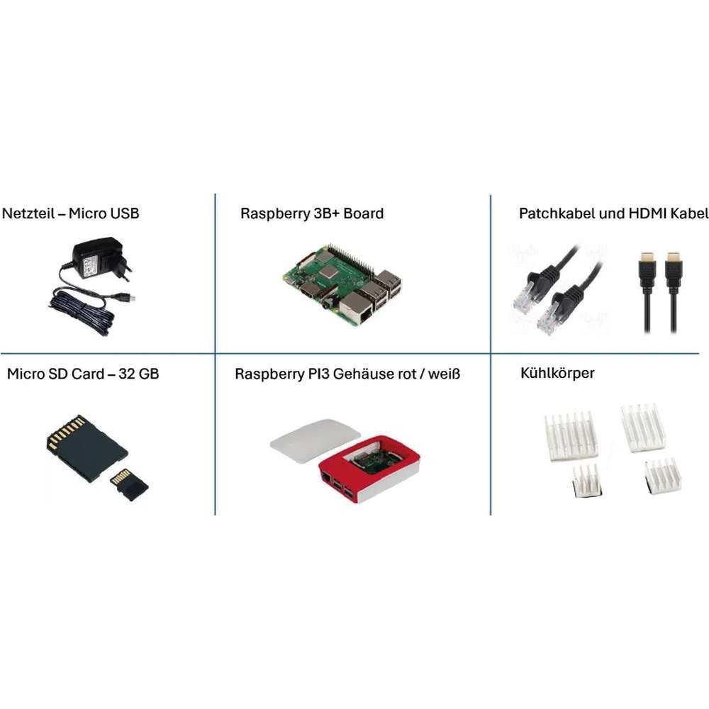 Raspberry Pi Raspberry Pi PI3B+ FUll Kit Mini-PC
