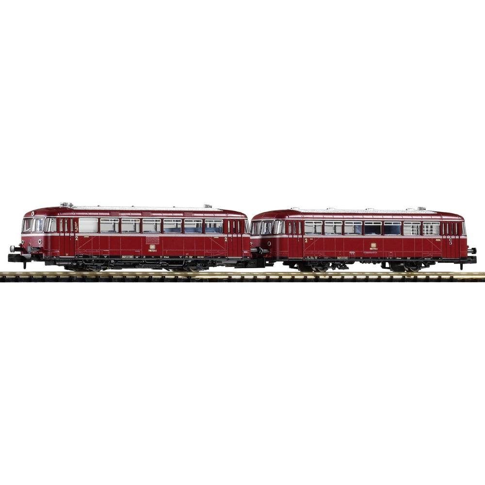 Modelleisenbahn Startpaket N Schienenbus 798 mit Steuerwagen 998.6 der DB