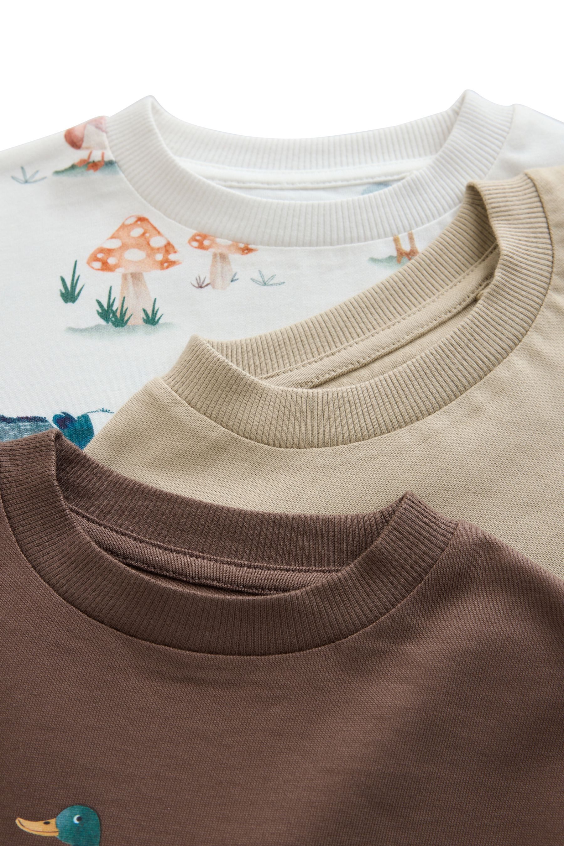 Next Langarmshirt 3er-Pack Langarmshirts mit Grafik (3-tlg) – Bild 5 von 5