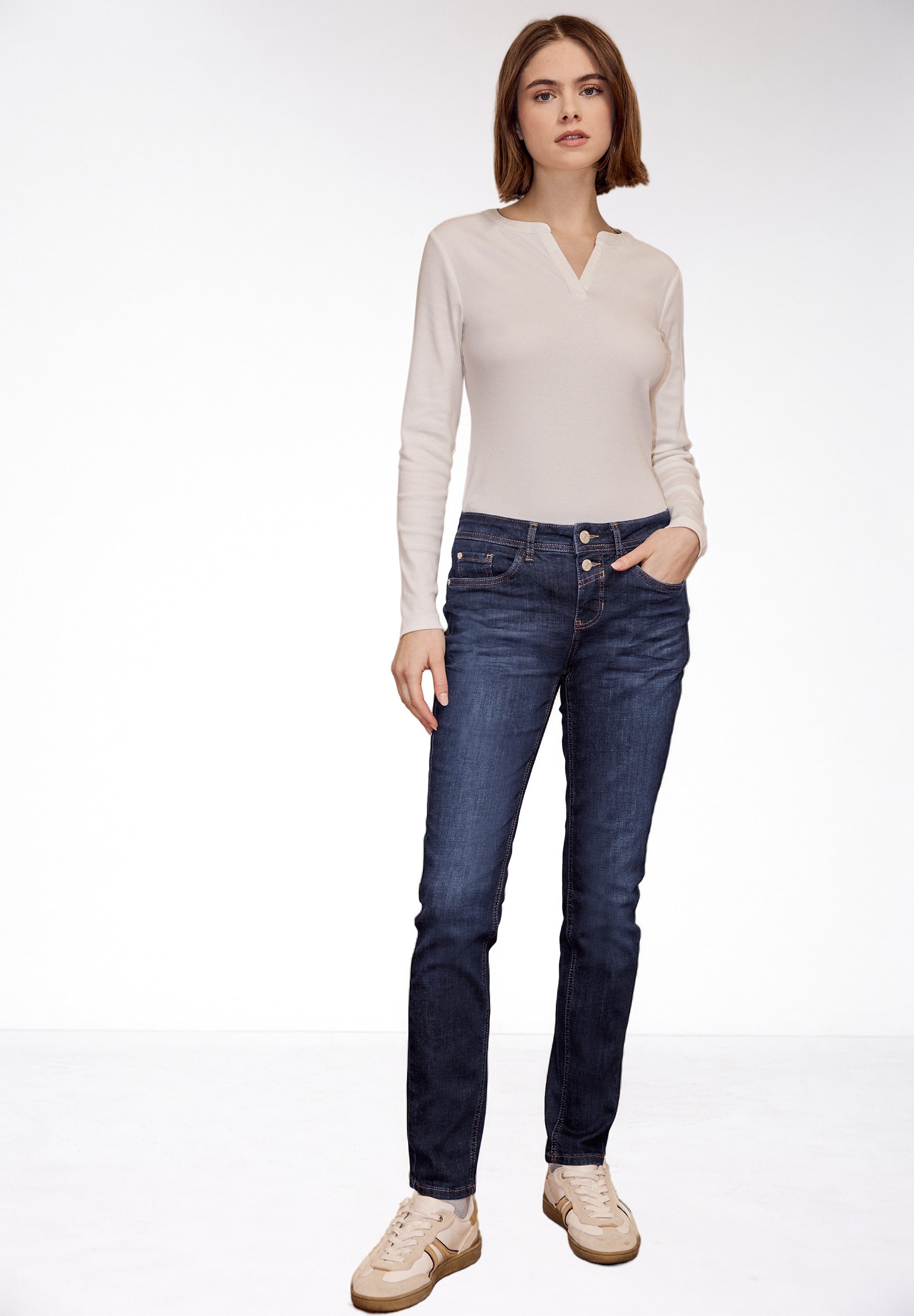 STREET ONE STUDIO Comfort-fit-Jeans Middle Waist – Bild 5 von 5
