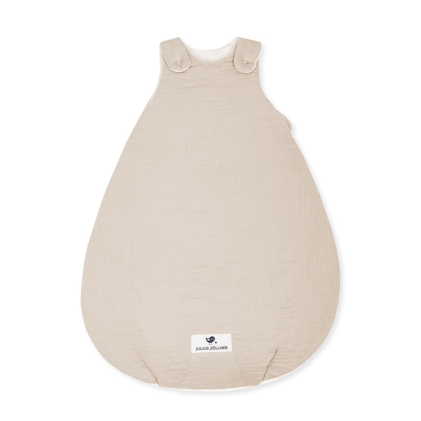 Julius Zöllner Babyschlafsack Schlafsack Babyschlafsack Musselin sand 62/68 (1 tlg), Schlafsack Babyschlafsack