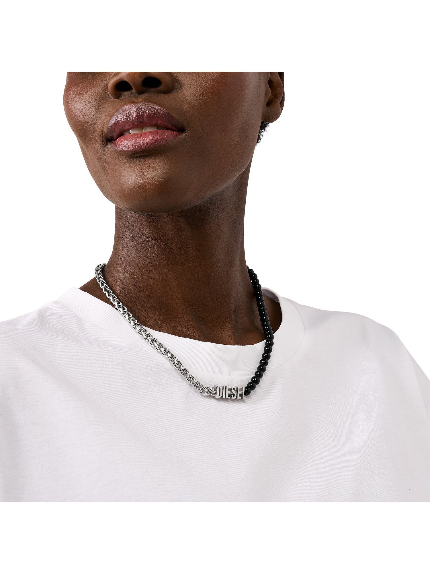 Diesel Edelstahlkette Diesel Unisex-Kett...