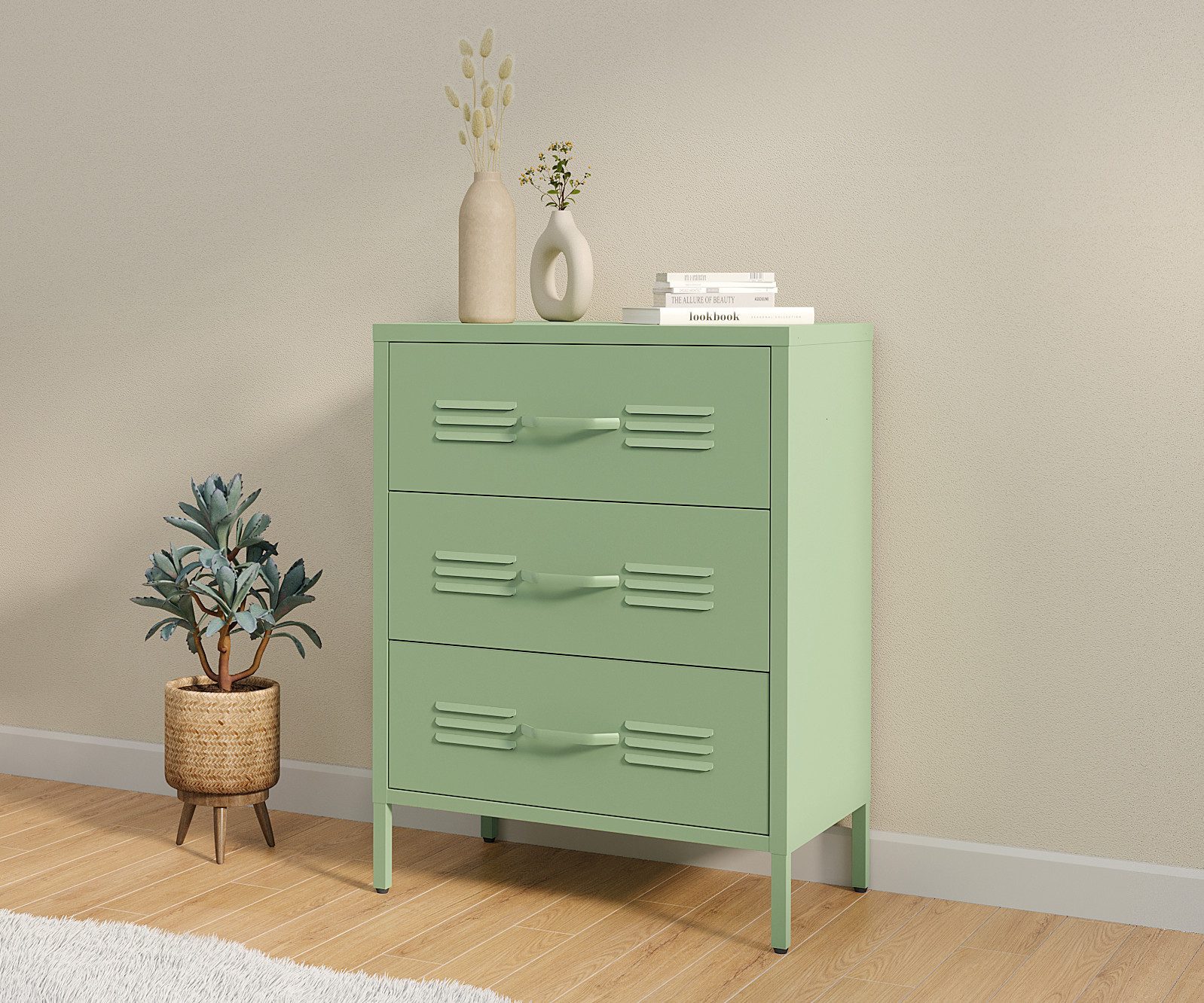 skølm. Highboard Atria (grün, 80x60x38 cm, günstig online kaufen