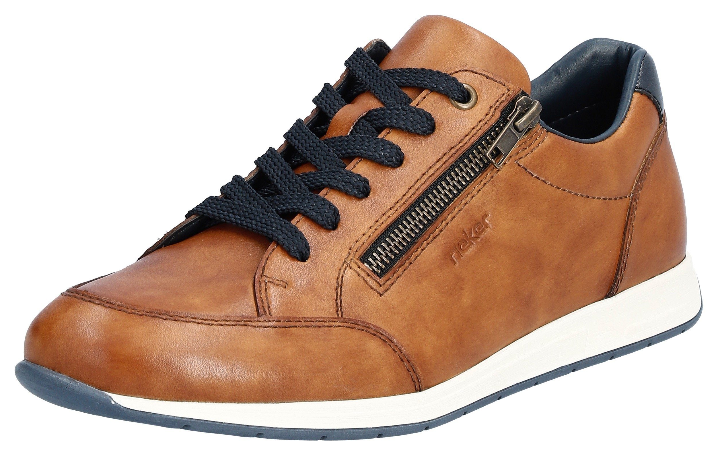 Rieker Sneaker in sportivem Look, Freizeitschuh, Halbschuh, Schnürschuh günstig online kaufen