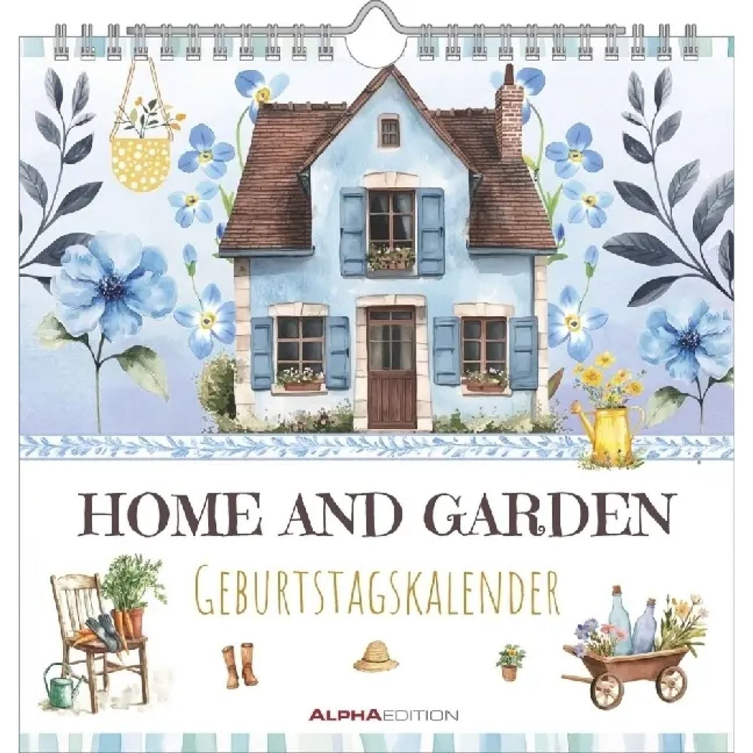 Wandkalender Home & Garden - Geburtstagskalender