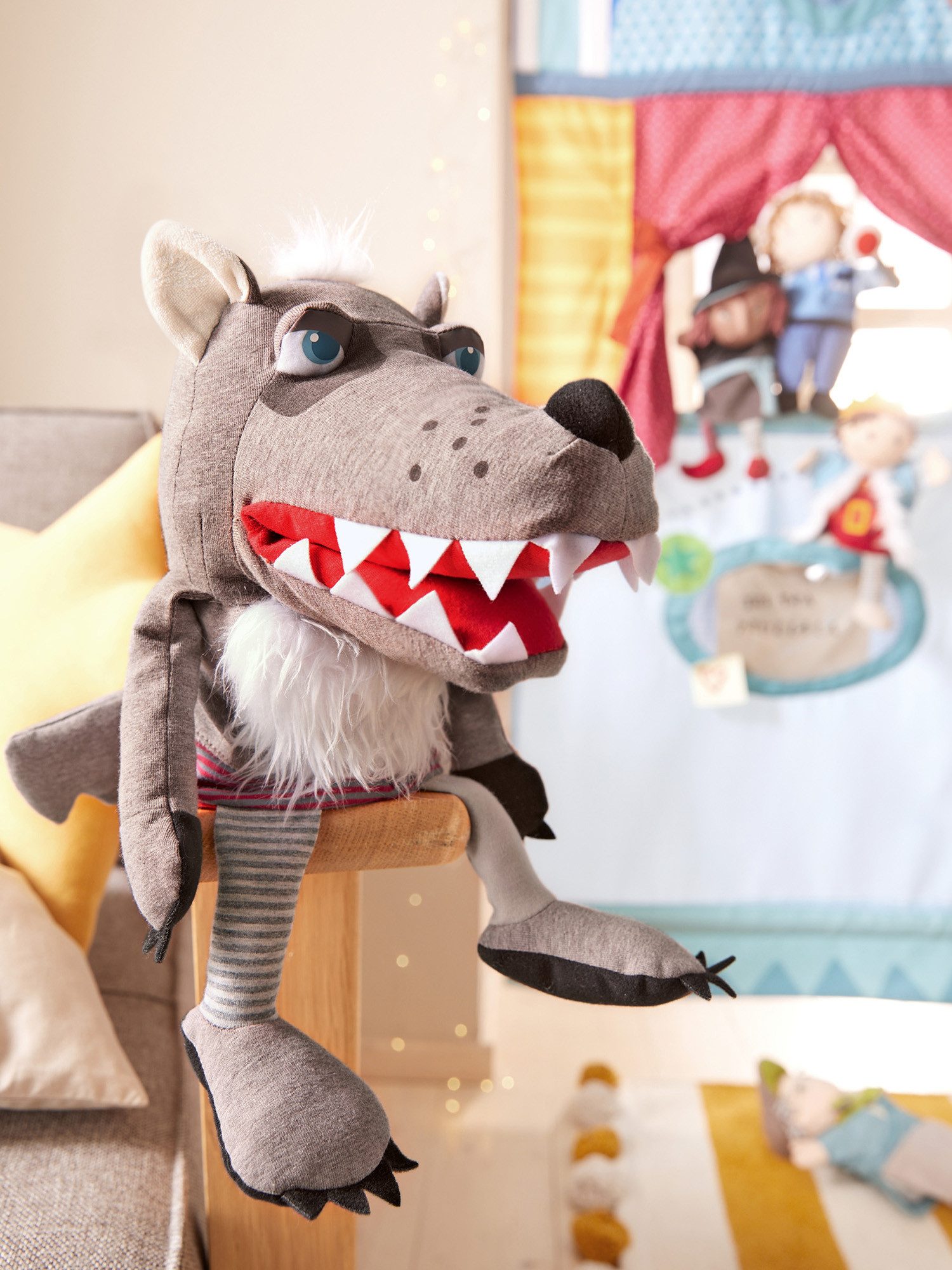 Haba Handpuppe Wolf Grisbert, 37 cm, günstig online kaufen