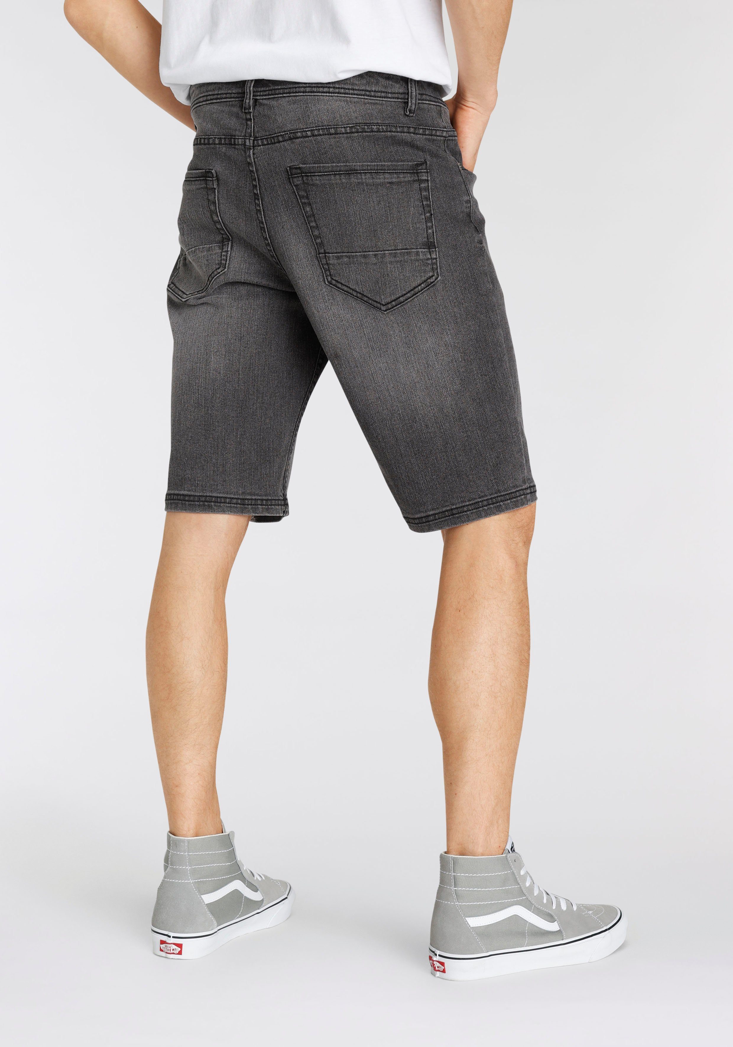 AJC Shorts 5-Pocket-Stil im dark grey