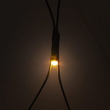 vidaXL Lichterkette LED-Lichternetz Warmweiß 3x2 m 204 LEDs Indoor Outdoor