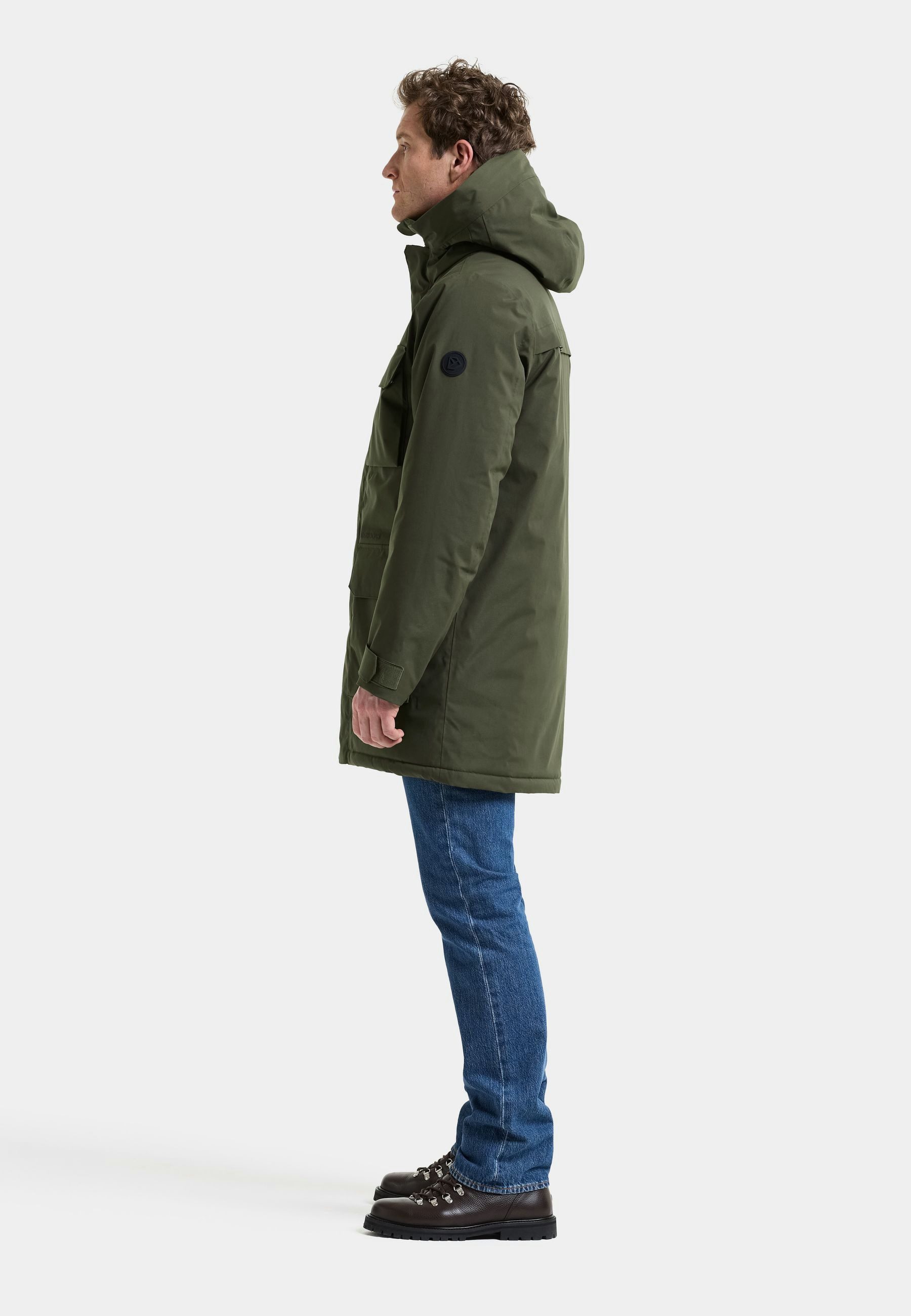 Didriksons Winterjacke Herren Wintermantel Wasserdicht AIDEN mit Kapuze mit Taschen