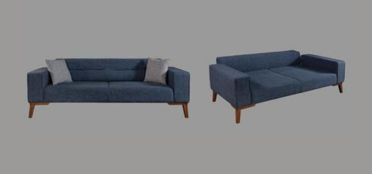 JVmoebel Wohnzimmer-Set Sofagarnitur 331 Set Luxus Sitz Möbel, Couchen Polster (3-St) Design Textil