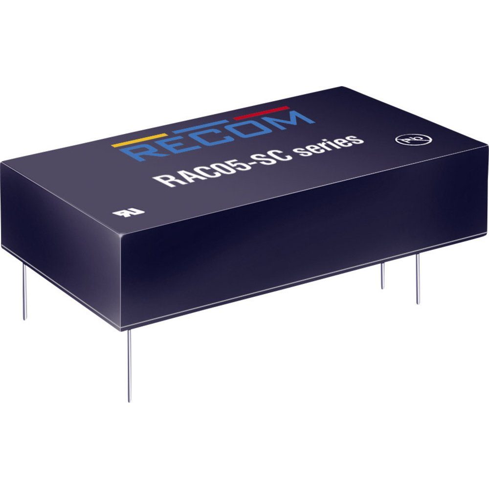 AC/DC-Printnetzteil RECOM RAC05-12SC 12 V/DC 0.42 A 5 W AC/DC-Einbaunetzteil