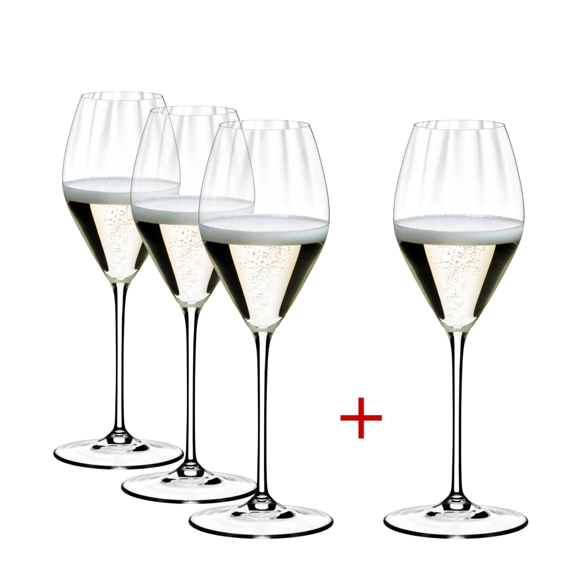 RIEDEL THE WINE GLASS COMPANY Champagnerglas Riedel Performance Champagnerglas Pay 3 get 4, Kristallglas