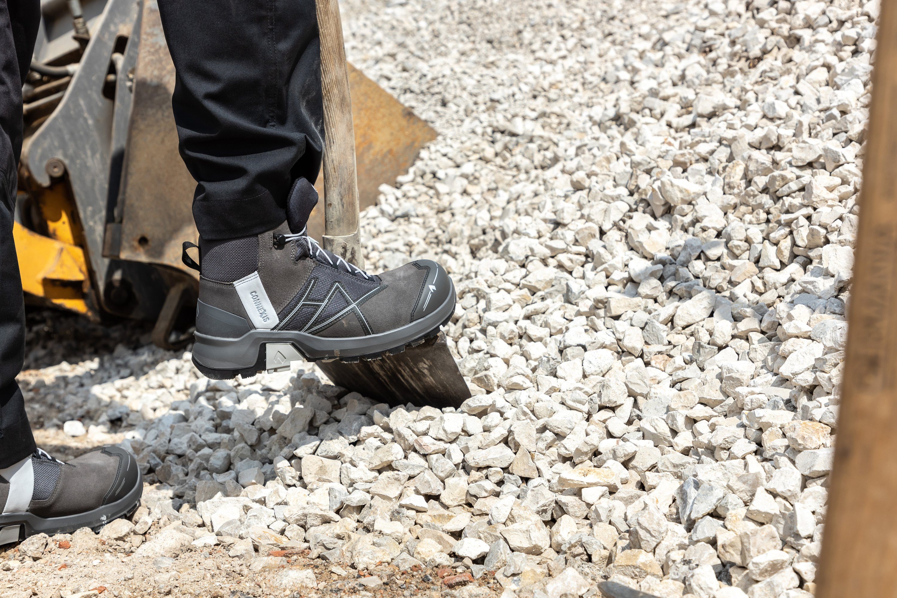 haix Haix CONNEXIS Safety+ GTX mid grau/silber Arbeitsschuh
