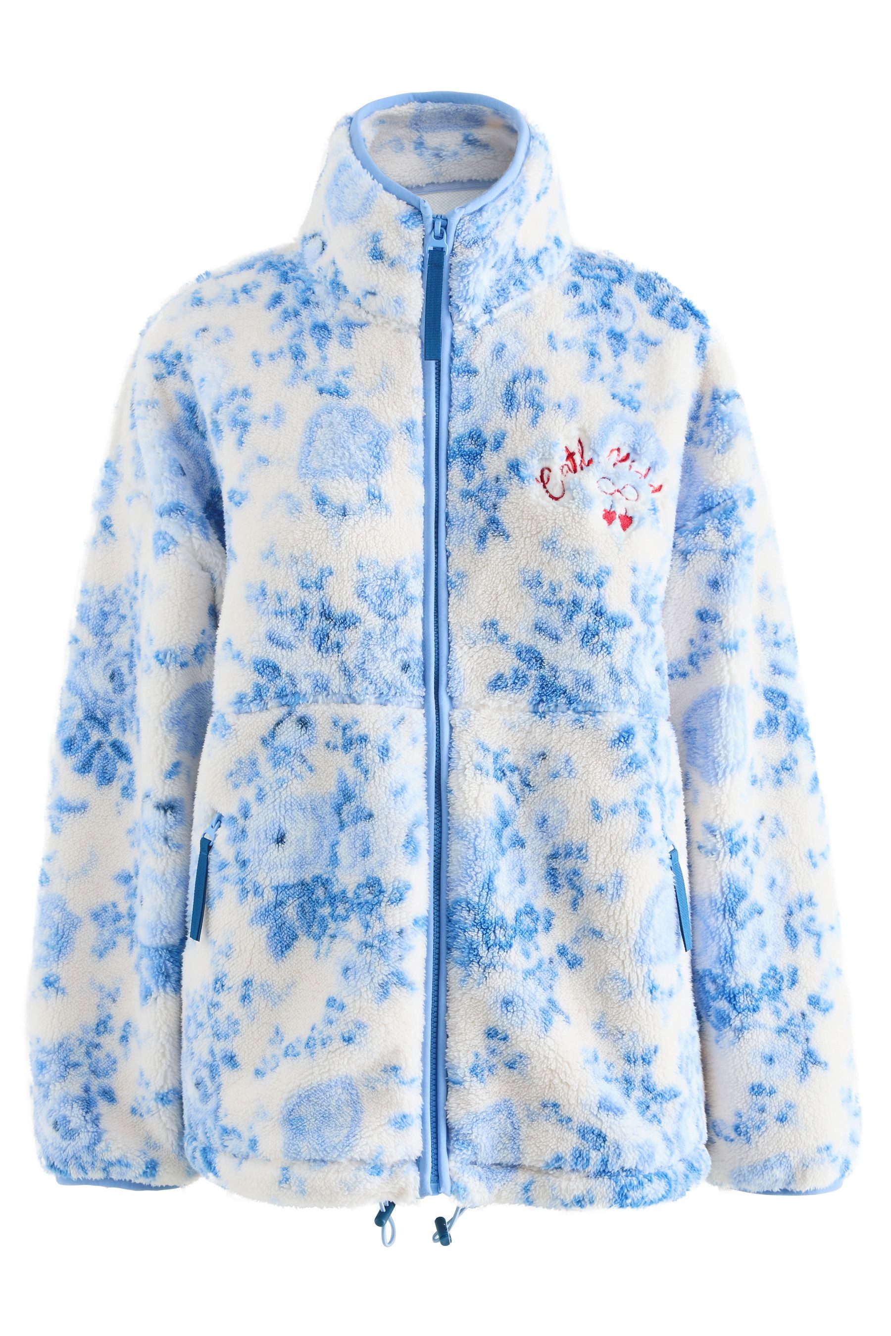 Cath Kidston Fleecejacke Cath Kidston Hackney Rose Borg-Fleecejacke (1-St)