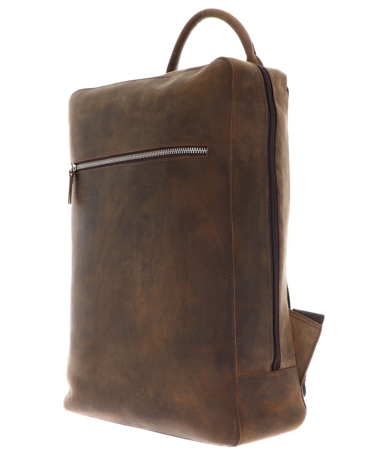 Leonhard Heyden Rucksack Business Rucksack 7669 (Set, 2-tlg), aus echtem Rindsleder