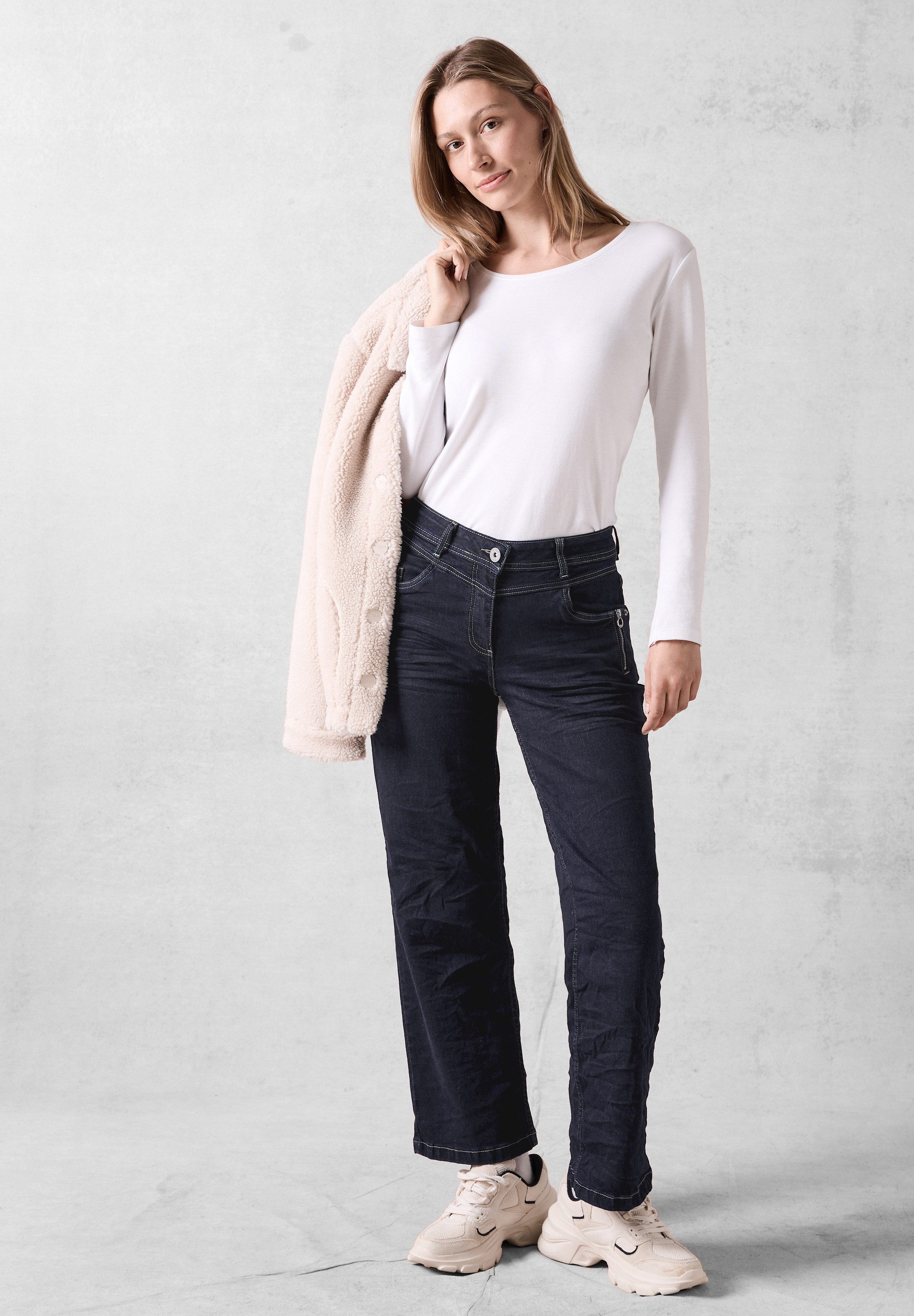 CECIL Gerade Jeans 5-Pocket-Style