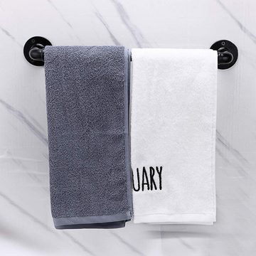 BlauCoastal Handtuchhalter 3-teiliges Handtuchhalte Badezimmer-Zubehör-Set, Für Küche,Bad,Schwarz