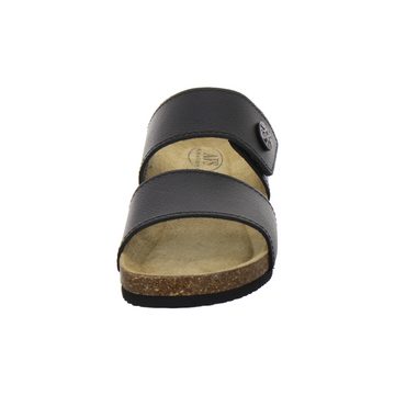 AFS-Schuhe 2745B Keilpantolette für Damen aus Leder mit Klettverschluss, Made in Germany