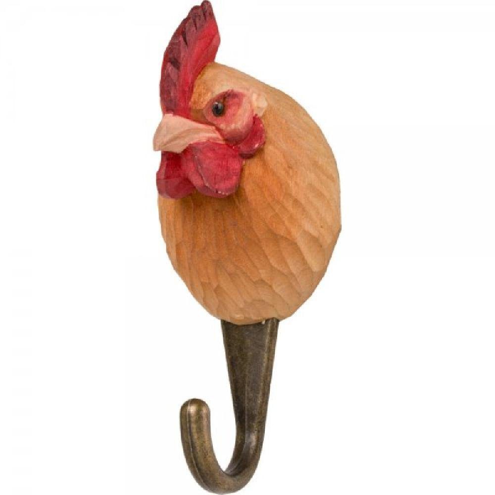Wildlife Garden Garderobenhaken Kleiderhaken DecoHook Huhn Braun günstig online kaufen