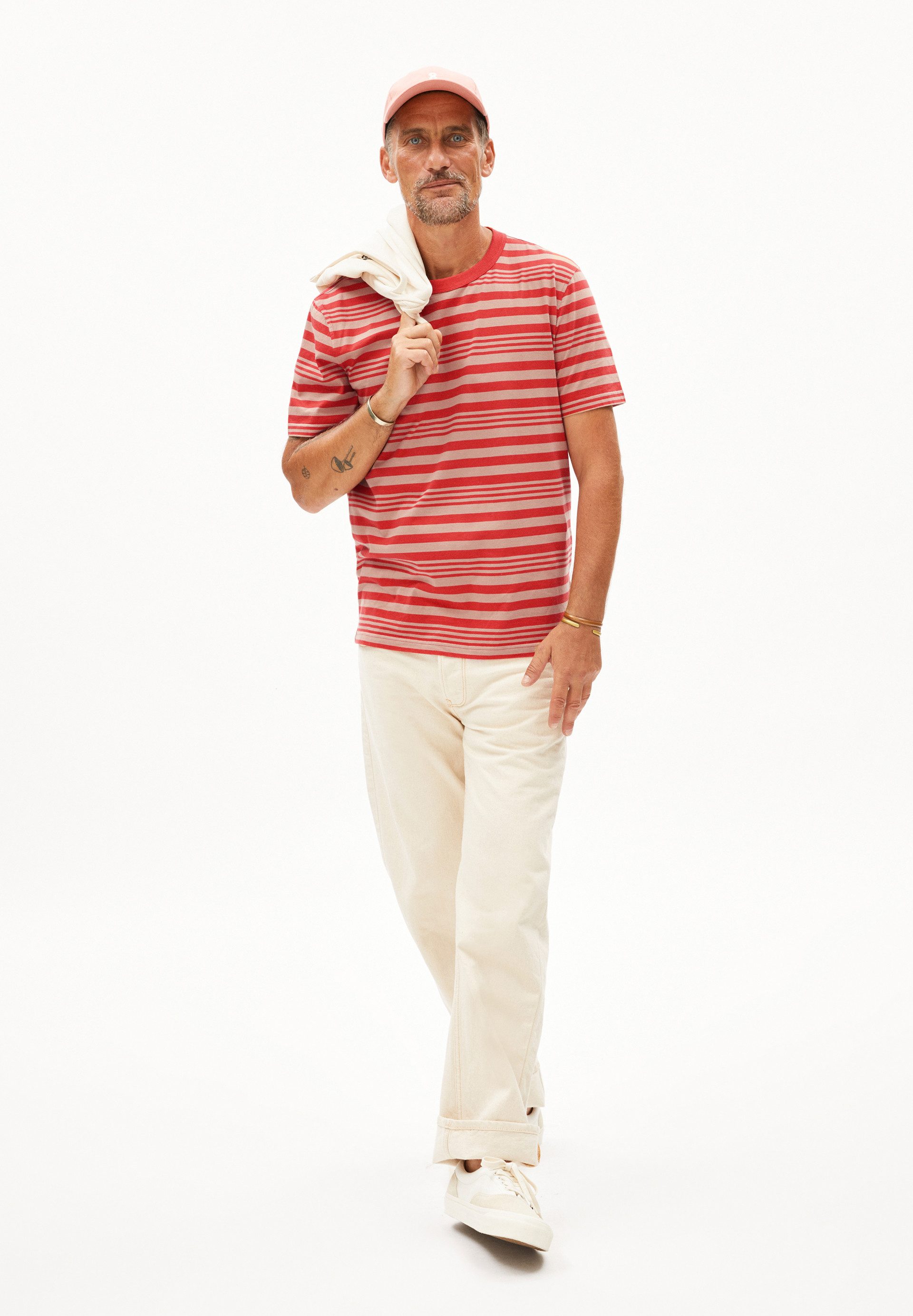 Armedangels Print-Shirt MAARKOS BOLD STRIPES T-Shirt günstig online kaufen