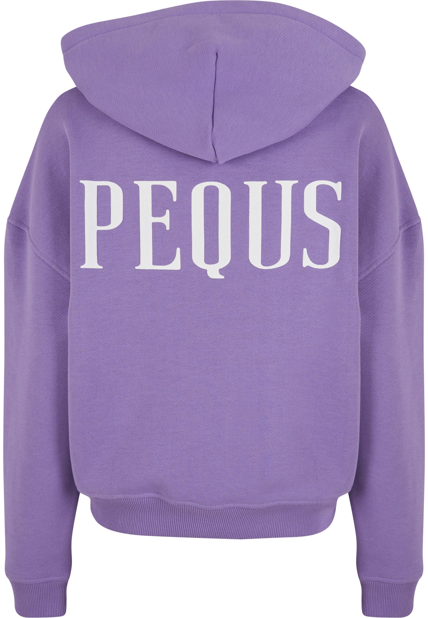 PEQUS Kapuzensweatshirt PEQUS PEQUS Back Logo Zip-Hoodie