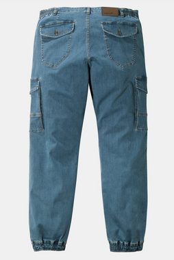 Men Plus 5-Pocket-Jeans Cargojeans Spezialschnitt mit seitlichem Dehnbund