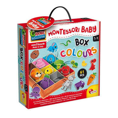 suebidou Lernspielzeug Montessori Aktivitätsspiel - Farben für Kinder 1-4 Jahre