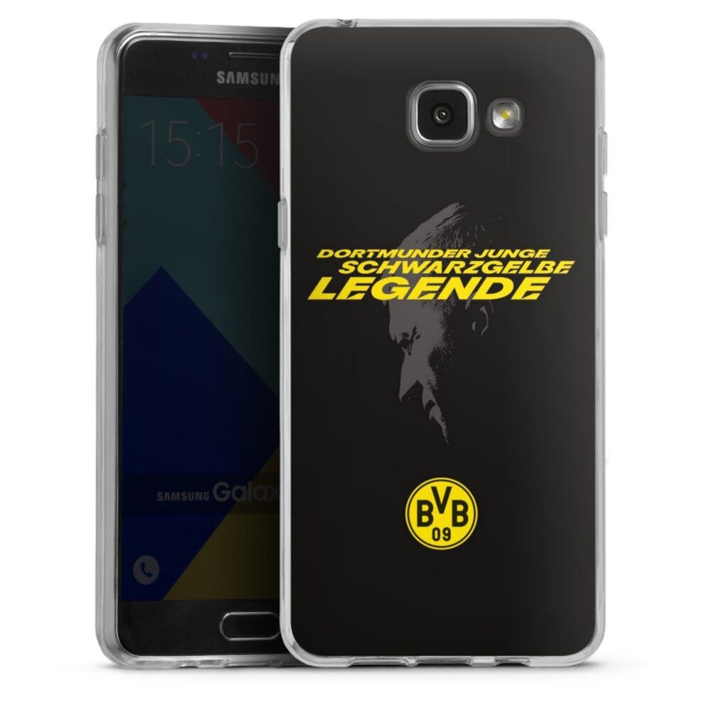 DeinDesign Handyhülle Marco Reus Borussia Dortmund BVB Danke Marco Schwarzgelbe Legende, Samsung Galaxy A5 (2016) Silikon Hülle Bumper Case Handy Schutzhülle