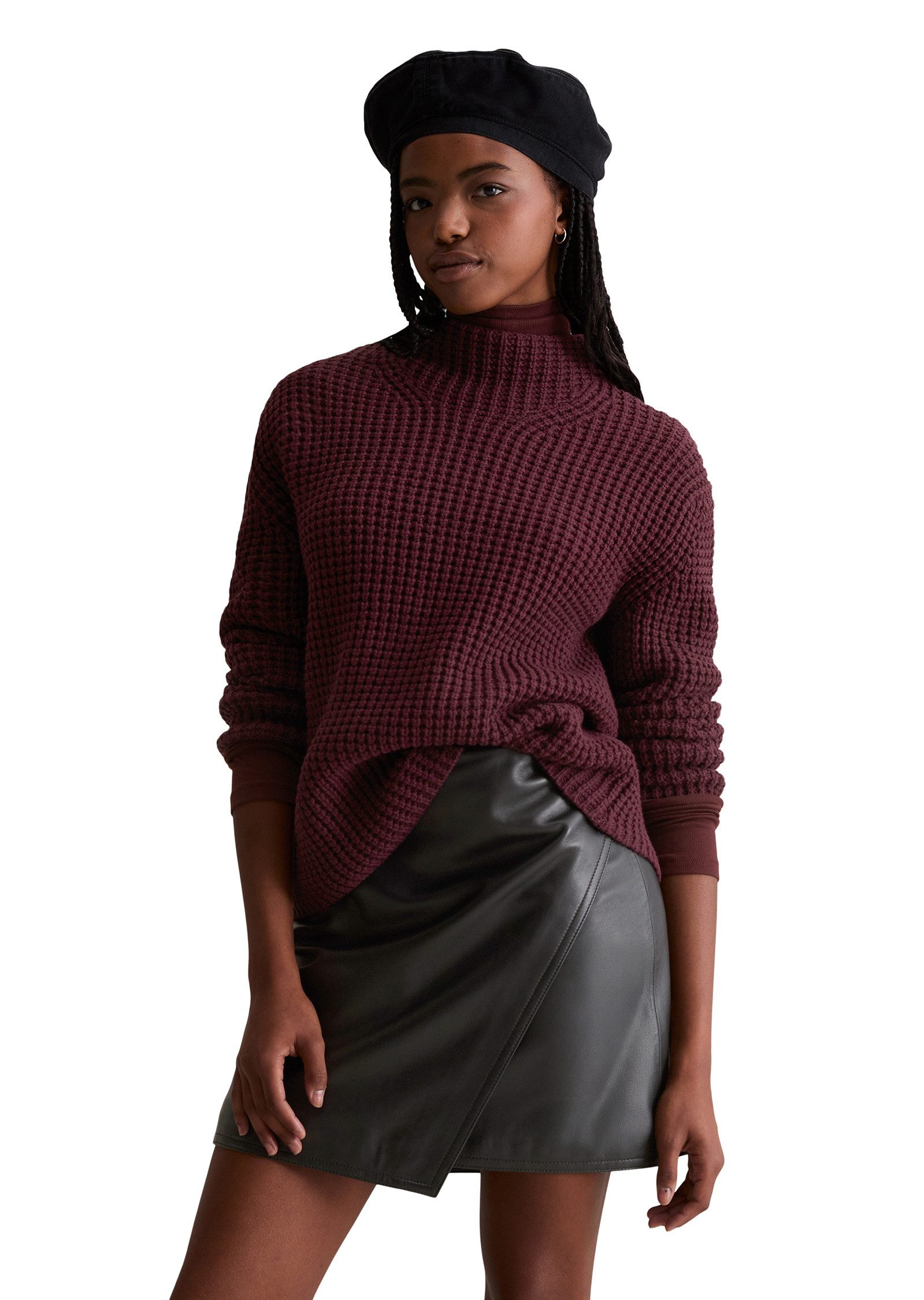 Marc O'Polo DENIM Strickpullover aus Organic Cotton-Mix günstig online kaufen