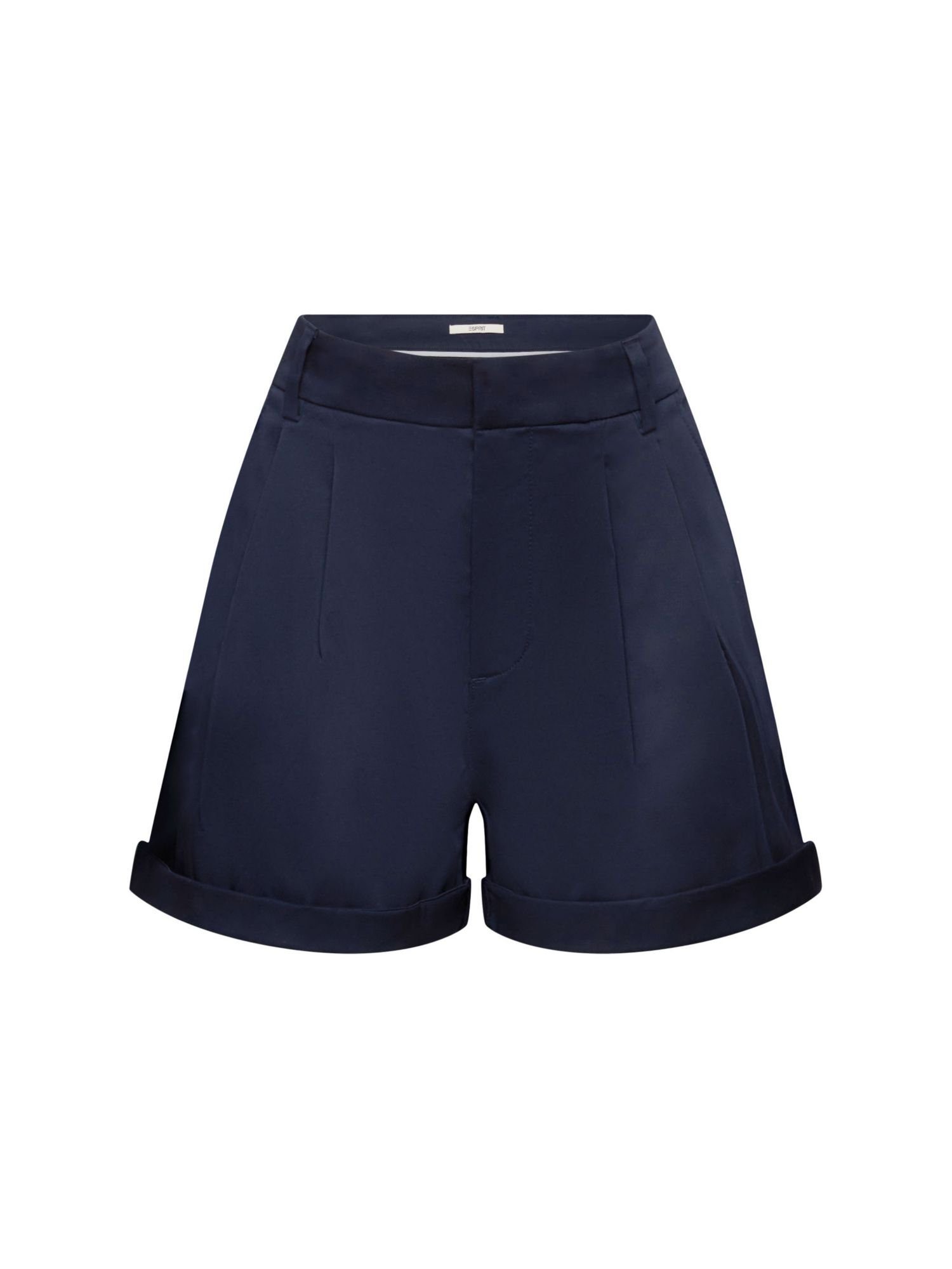 Esprit Shorts Satinshorts in Washed-Optik (1-tlg)