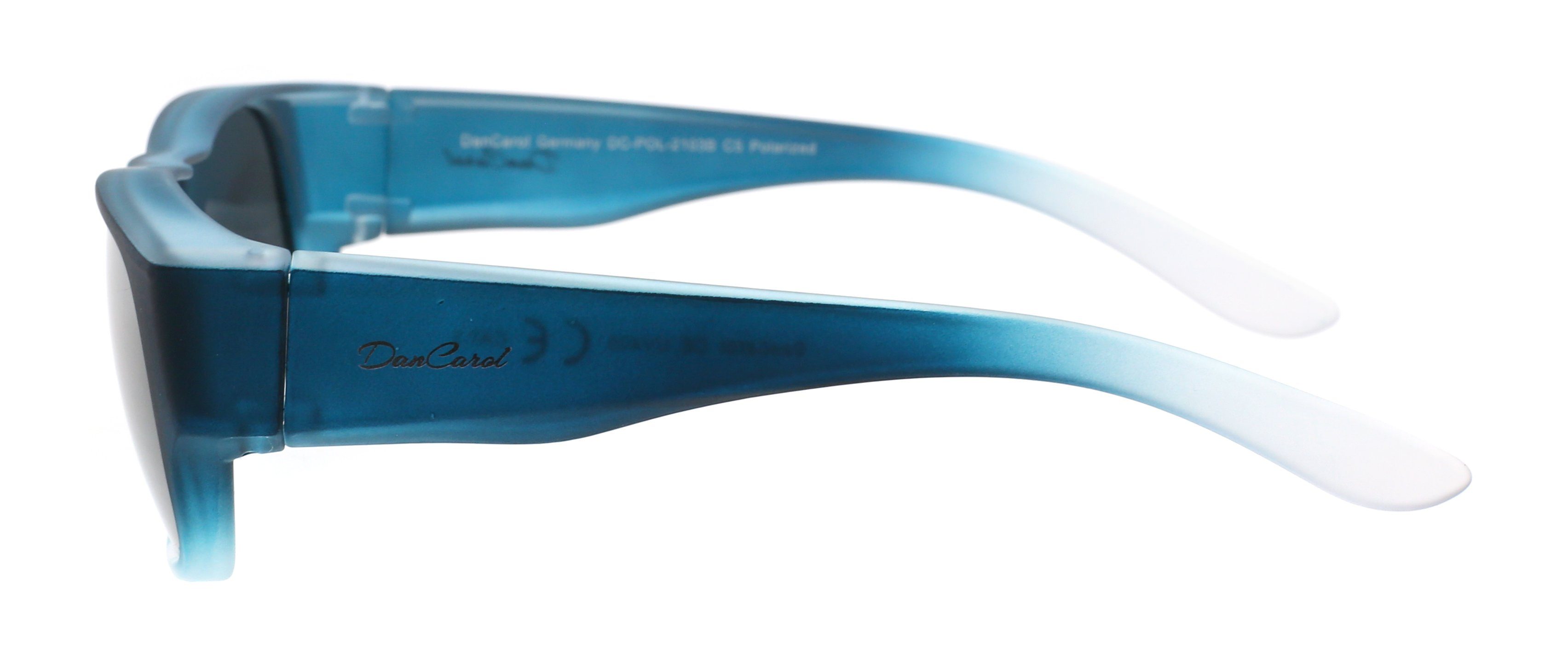 DanCarol Sonnenbrille DC-POL-2103B- Überbrillen -Mit Polarisierten Gläser bestens zum Autofahren, Angeln, Skifahren, Schwimmen – Bild 3 von 5