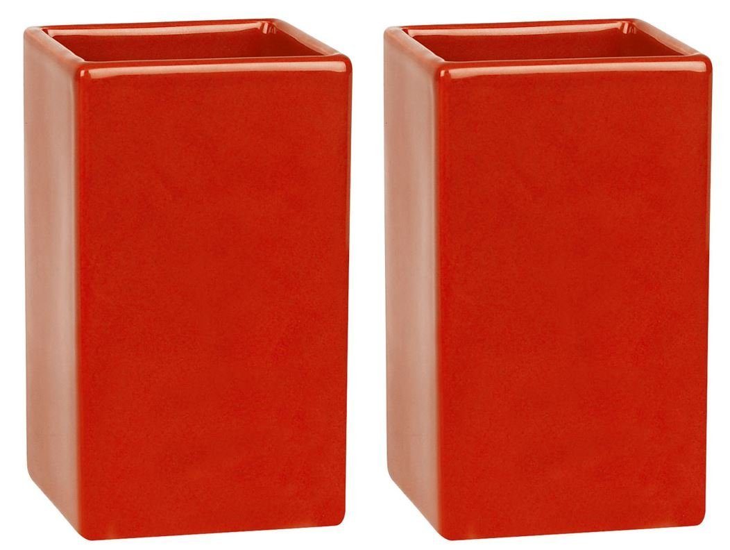 spirella Zahnputzbecher QUADRO, (Spar-Set, 2-St), ** günstig online kaufen