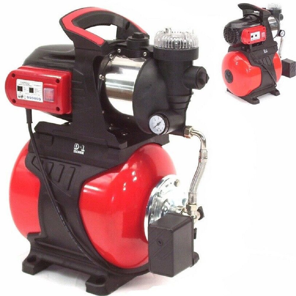 Apex Hauswasserwerk Hauswasserwerk 3600L m Vorfilter Gartenpumpe Wasserpumpe 44332 (1-tlg)