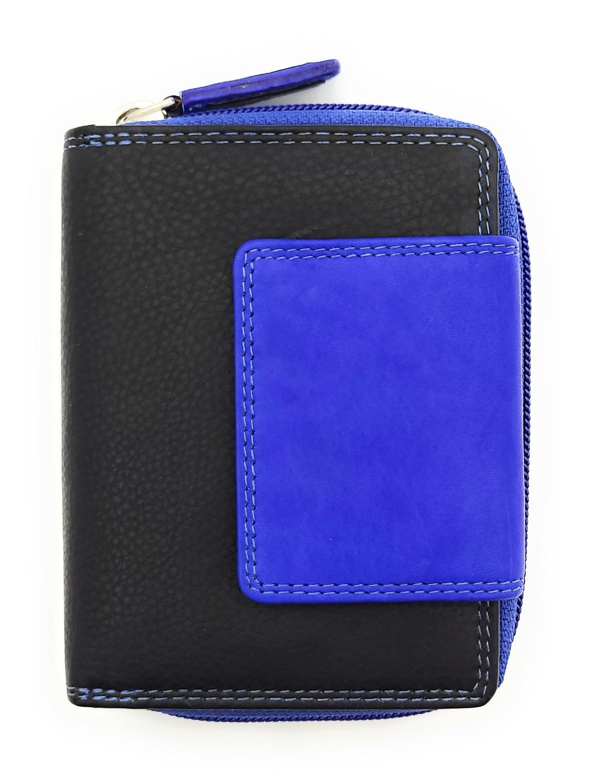 JOCKEY CLUB Geldbörse echt Leder Damen Portemonnaie mit RFID Schutz bicolor