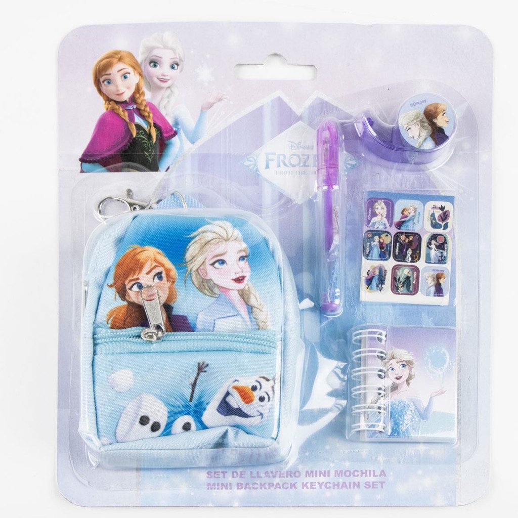 Disney Kulturbeutel Eiskönigin Mini-Tasche & Schlüsselanhänger Set Frozen