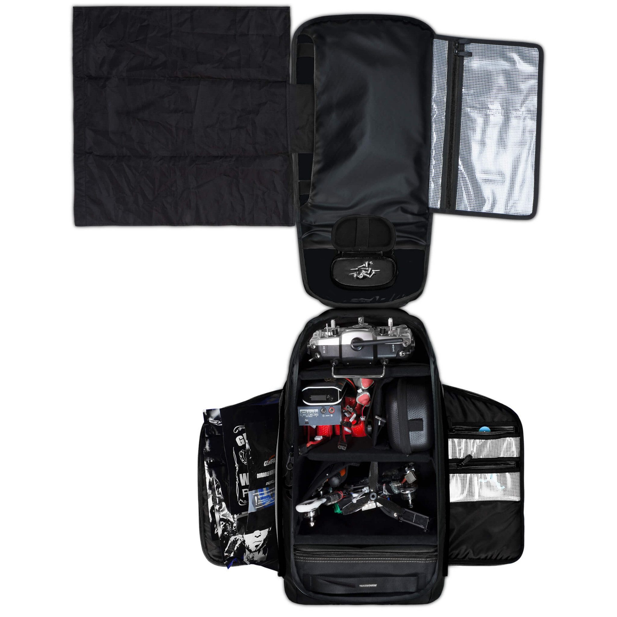 Torvol Sportrucksack Quad PITSTOP Backpack Pro Stealth Edition V2