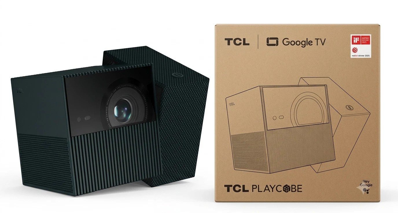 TCL TCL PlayCube Tragbarer Smart Beamer Full HD 1080P Beamer