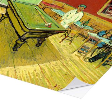 Posterlounge Wandfolie Vincent van Gogh, Nachtcafé in Arles, Wohnzimmer Malerei