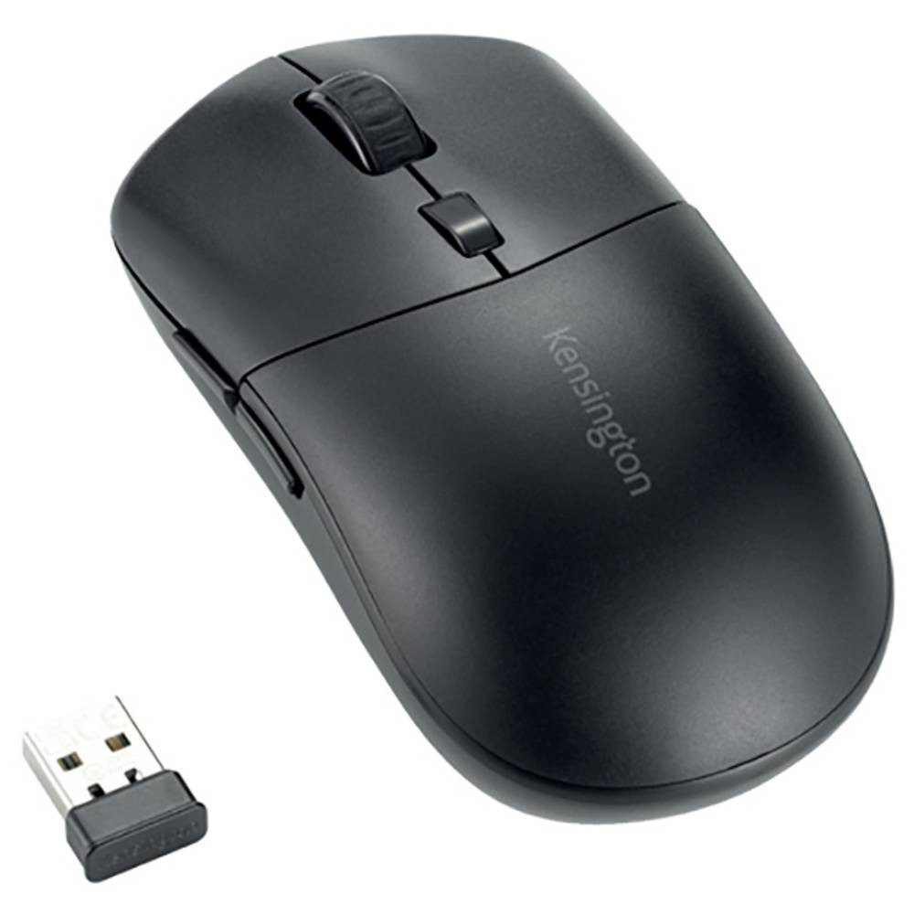 KENSINGTON Maus Kabellos Schwarz 6 Tasten 1000 dpi, 1600 dpi, 2400 dpi K75507EU Mäuse