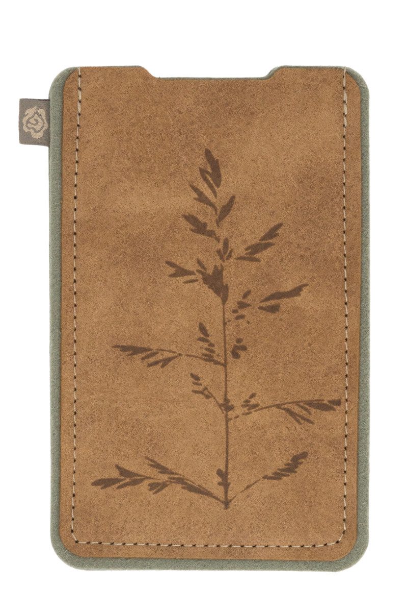 Dorothee Lehnen Geldbörse Handyhülle - RUNA PHONE GRASSES - hellbraun