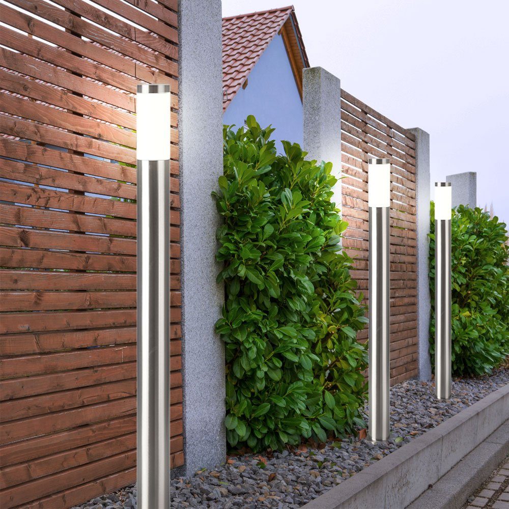 Globo LED Außen-Stehlampe, Leuchtmittel Säulenleuchte Stehleuchte Gartenlampe Fernbedienung Farbwechsel, Außenleuchte inklusive, LED Warmweiß