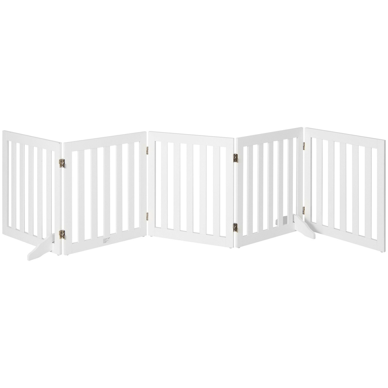 KOMFOTTEU Tierabsperrgitter Schutzgitter, 60cm Hoch, für Hunde & Kinder