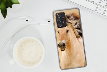 MuchoWow Handyhülle Pferde - Tiere - Mähne - Porträt, Handyhülle Telefonhülle Samsung Galaxy A33
