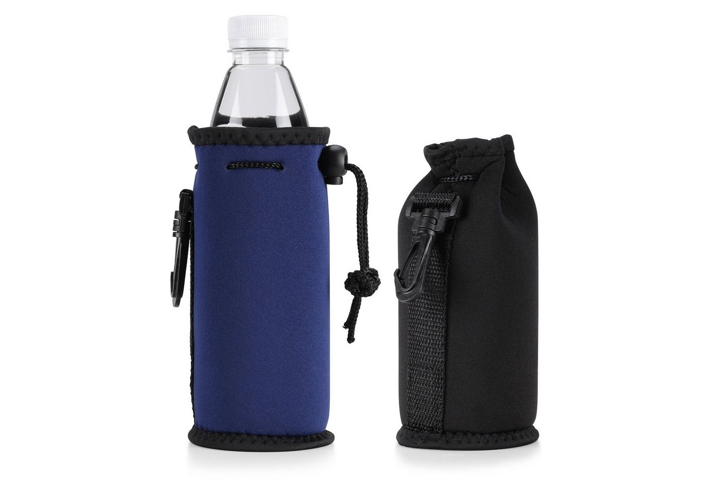 kwmobile Kühltasche 2x 330-500ml Flasche Flaschenkühler Flaschenträger, für Bier Limo Wasser - aus isoliertem Neopren