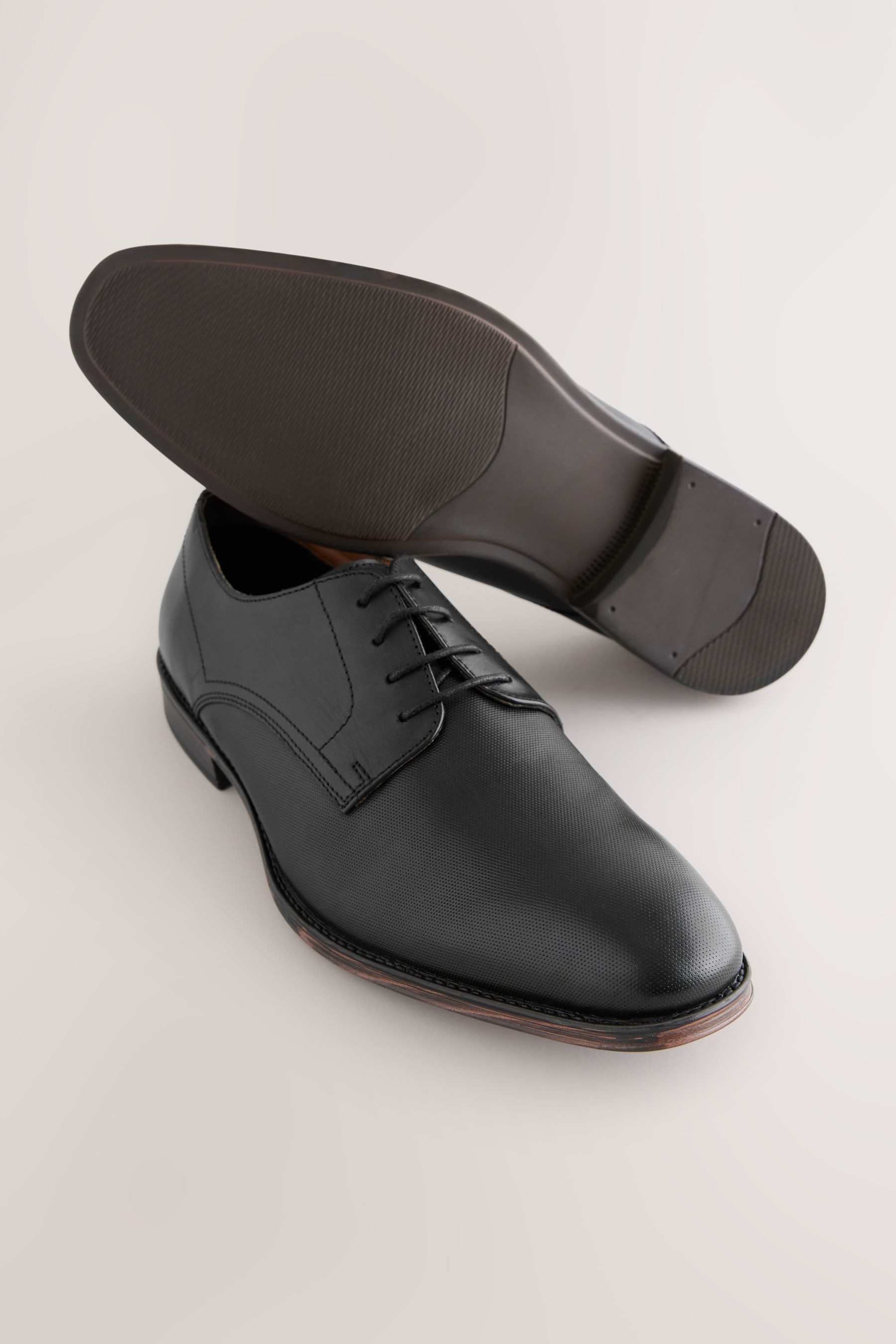 Next Derby-Schuhe aus Saffiano-Leder Slipper (1-tlg)