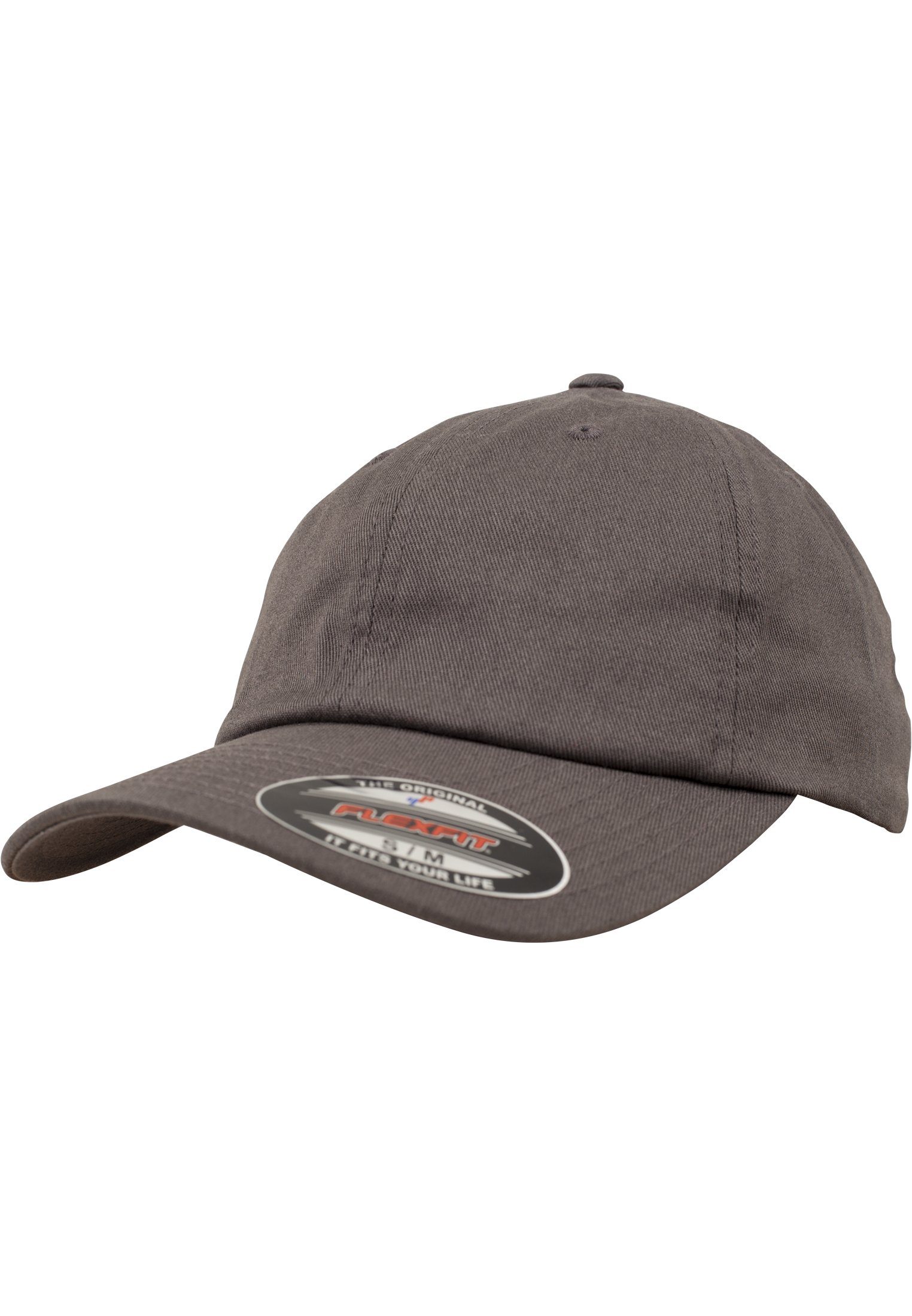 Flexfit Flex Cap Dad Twill Flexfit Accessoires darkgrey Cotton Cap