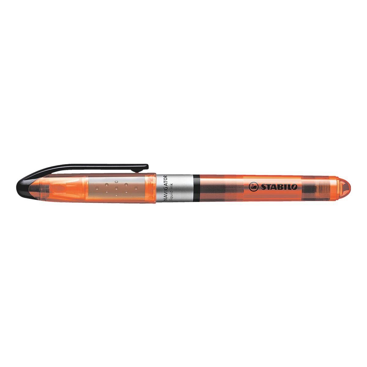 schnelltrocknend Textmarker orange Marker STABILO Navigator®, (1-tlg),