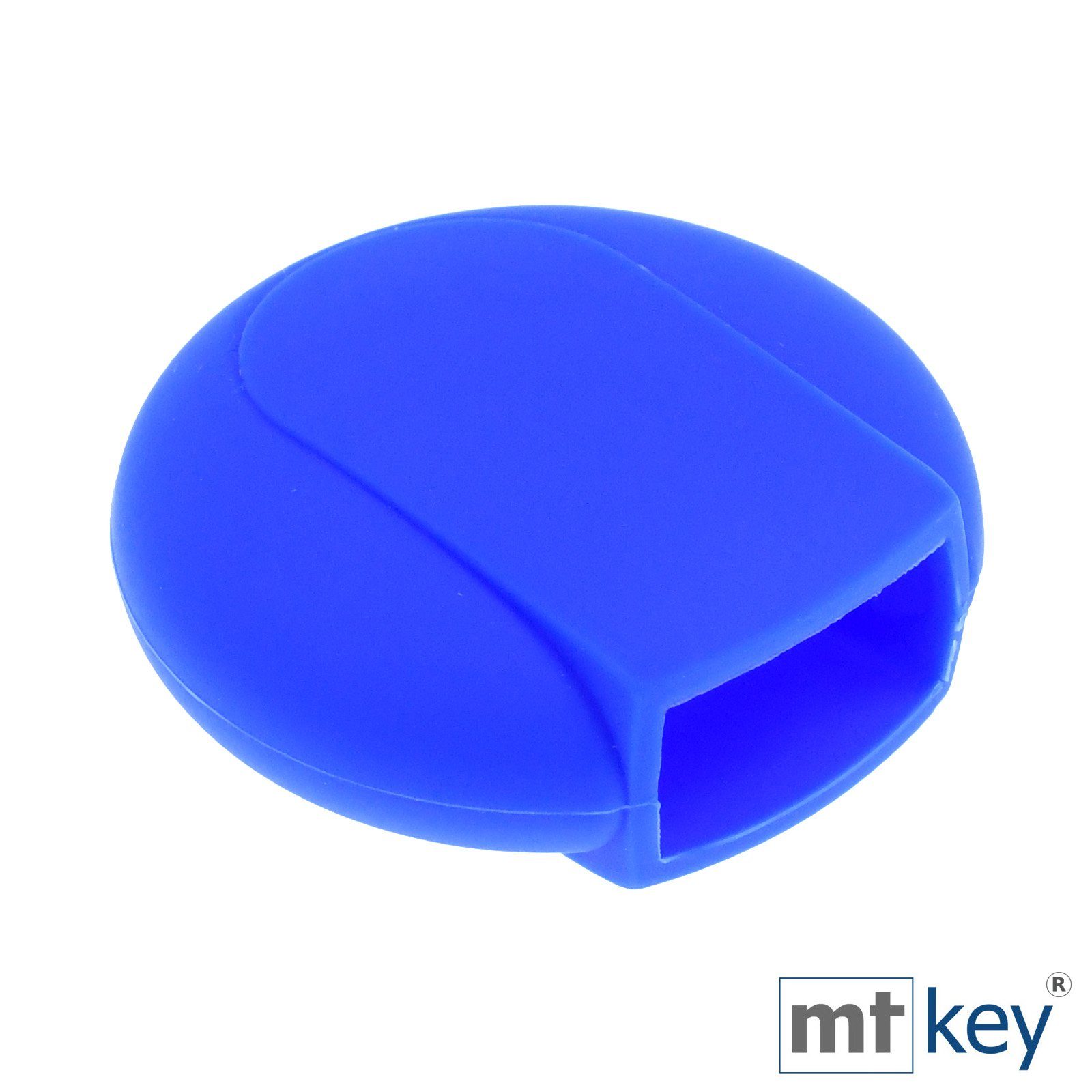KEYLESS Tasten F57 F54 F55 Silikon für 3 Schlüsseltasche Schutzhülle mit Schlüsselband, F56 Countryman mt-key Autoschlüssel Clubman Mini F60 Blau Softcase