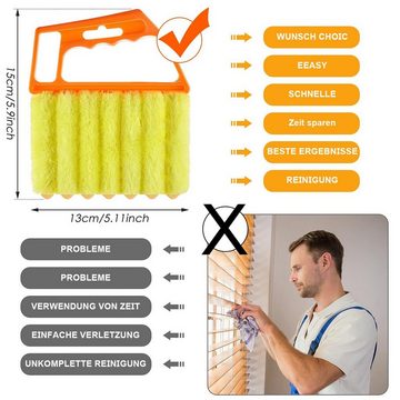 Welikera Fugenbürste 2 Stück Blind Bürste,Staubbürste Blind Reinigungswerkzeuge,13.3*16.5cm, Jalousien